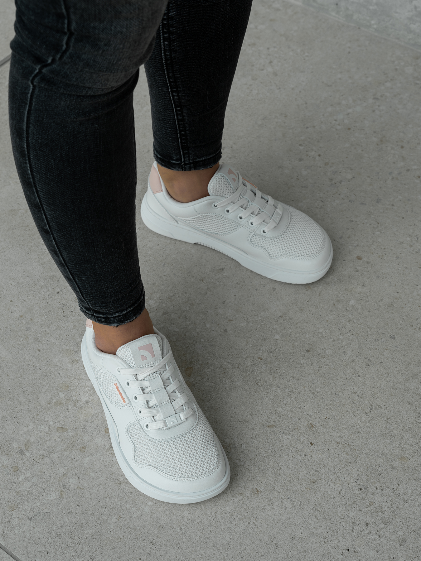 Pre-Order Barebarics Zing - Fresh - White & Coral Pink