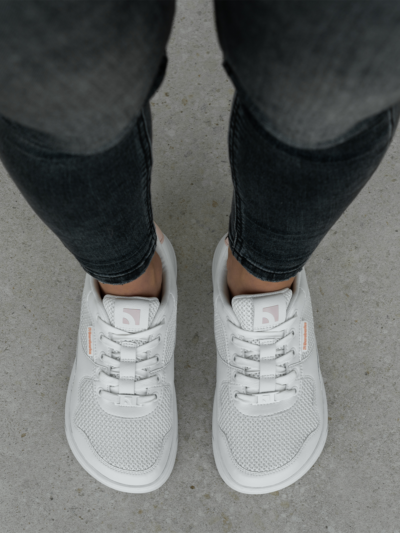 Pre-Order Barebarics Zing - Fresh - White & Coral Pink