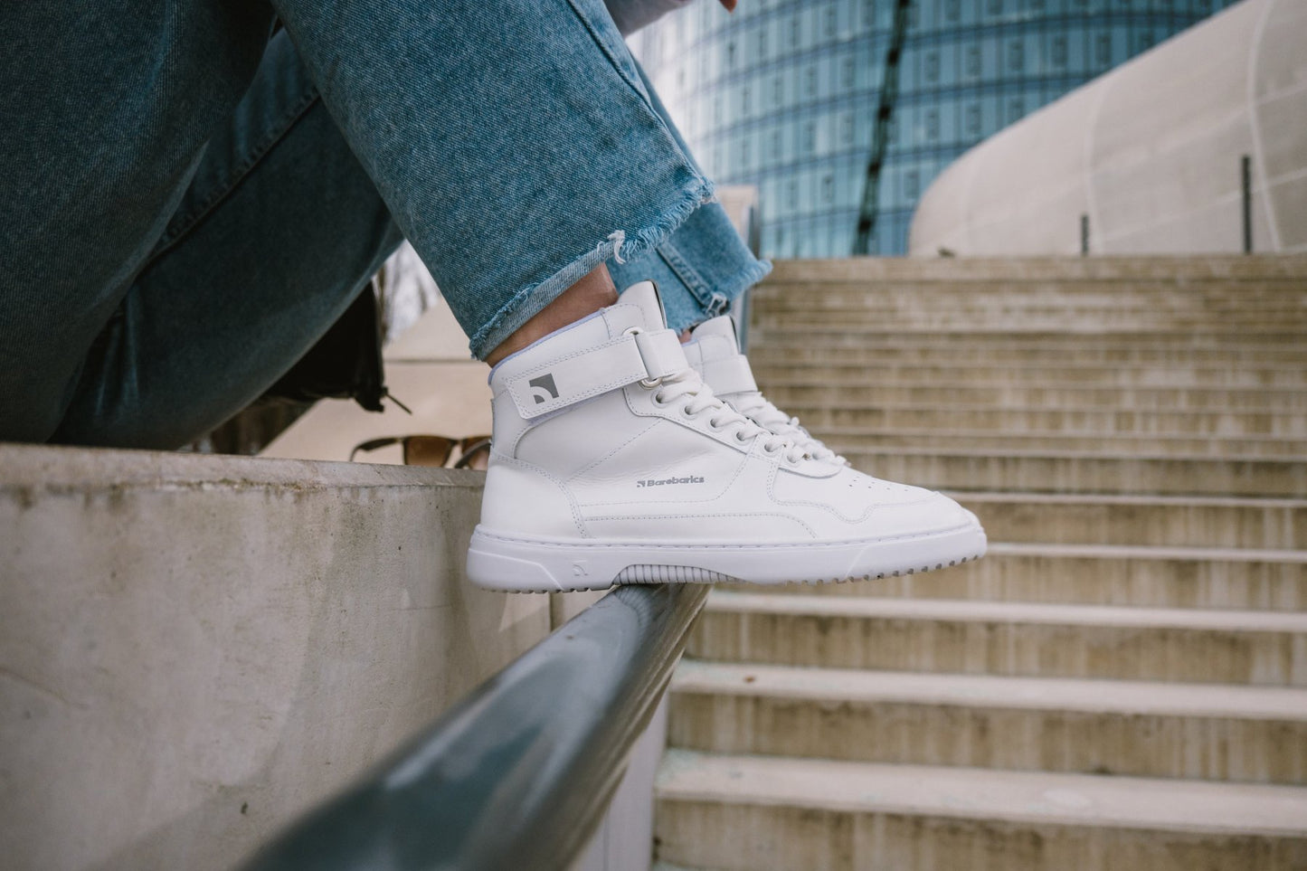 Pre-Order Barebarics Zing - High Top - All White