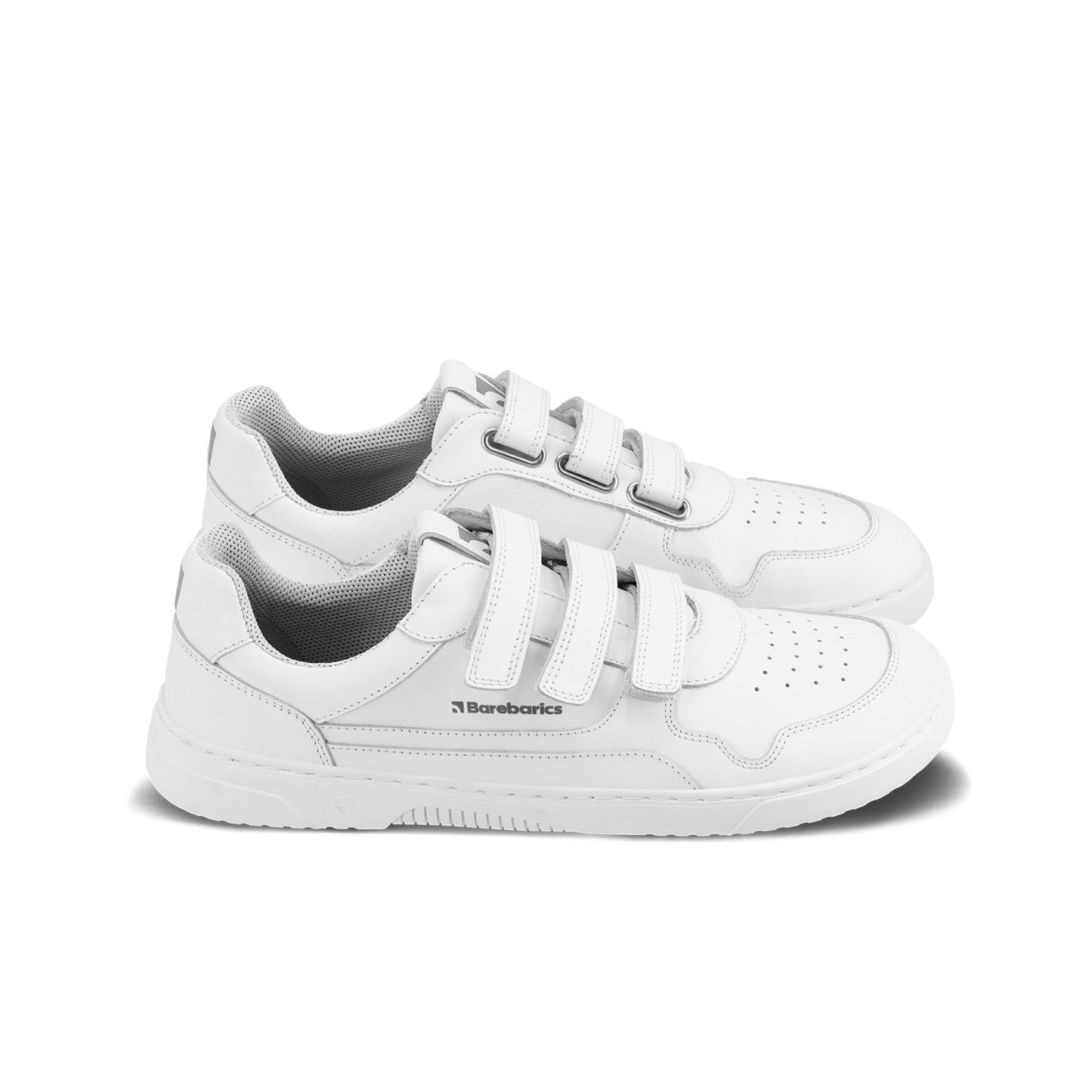 Pre-Order Barebarics - Zing Velcro - All White - Leather