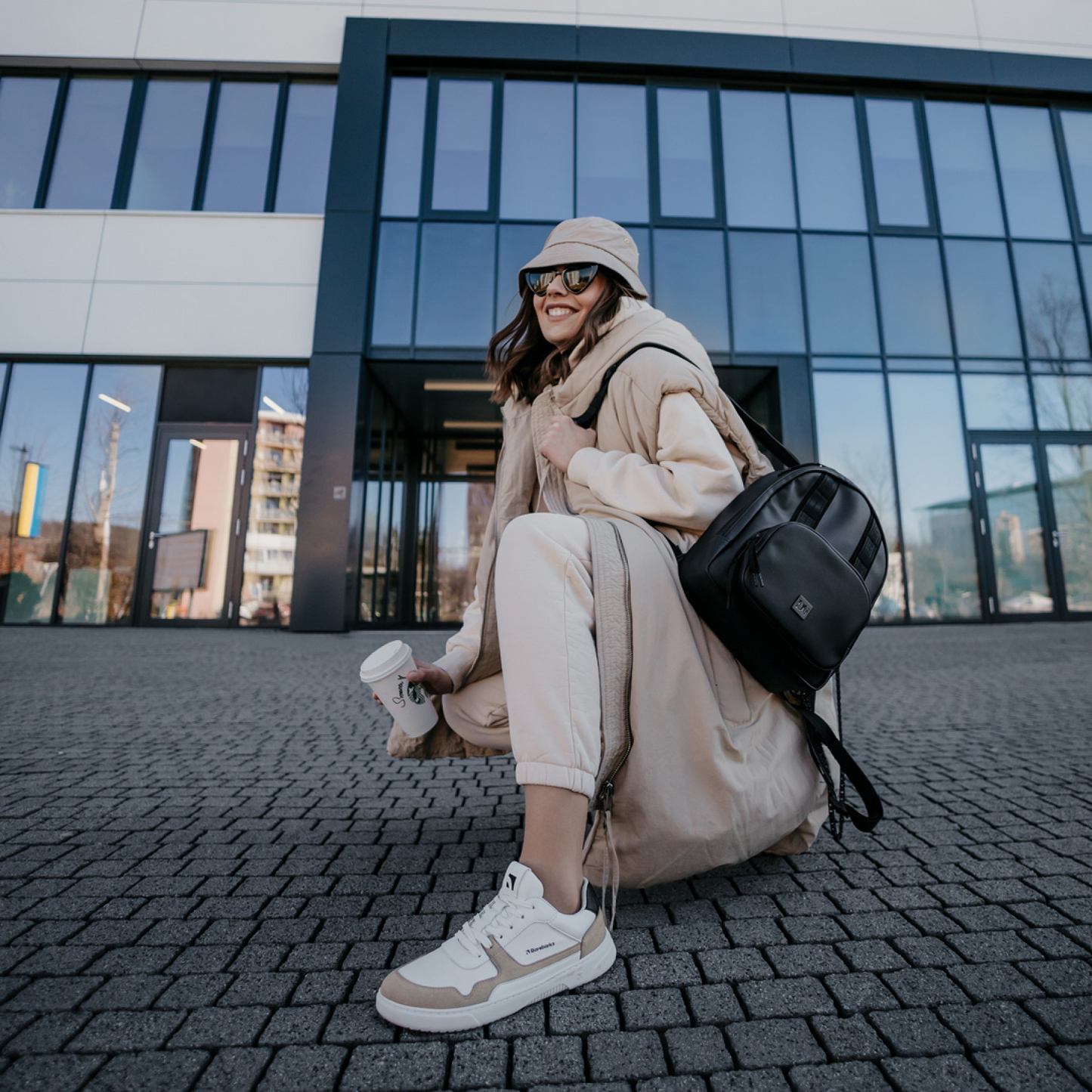 Barebarics - Zing - White & Beige (ātra piegāde)