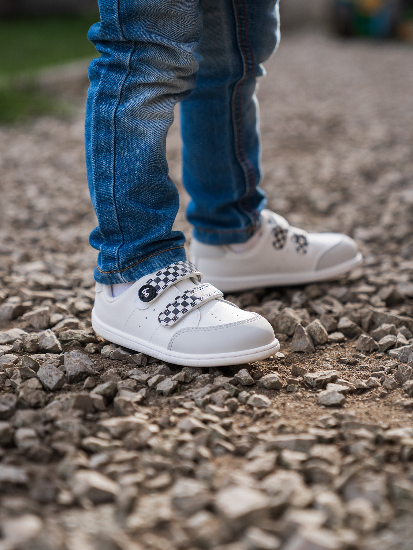 Pre-Order Be Lenka Energise Kids - White & Checkerboard