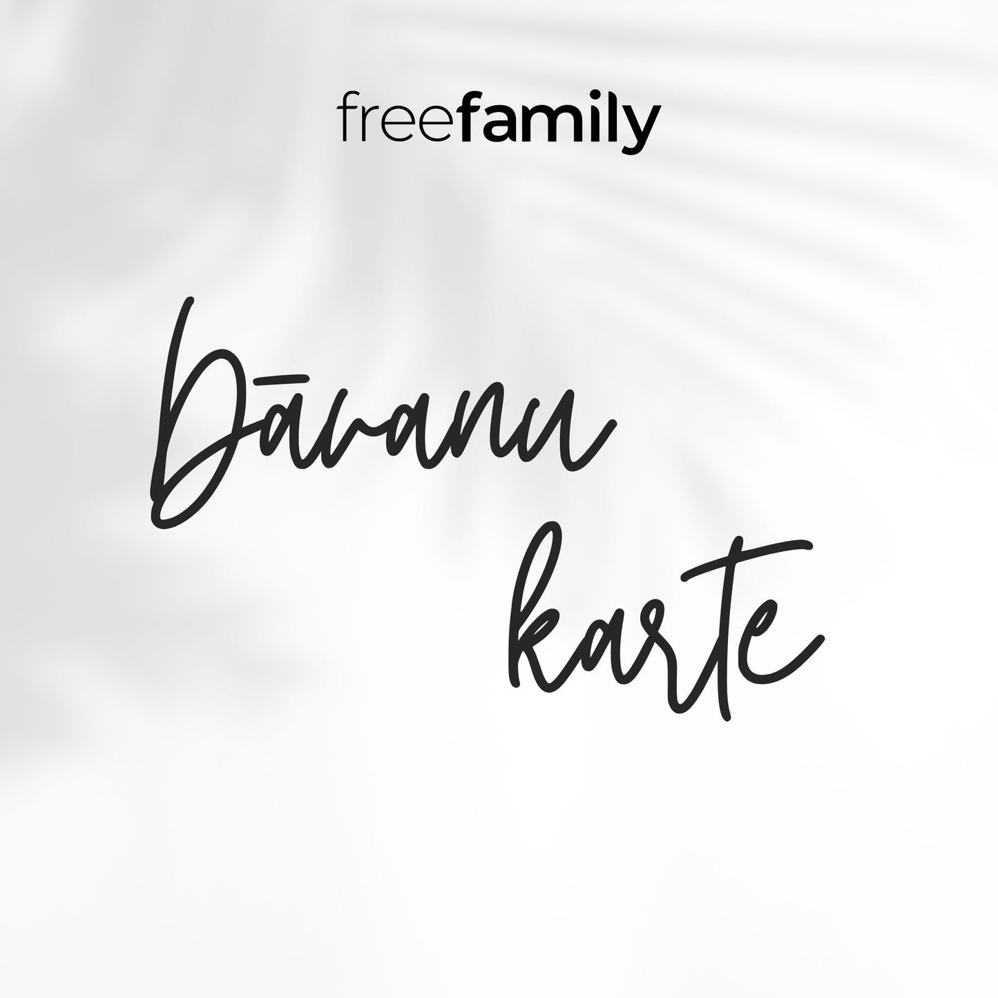 freefamily.lv dāvanu karte