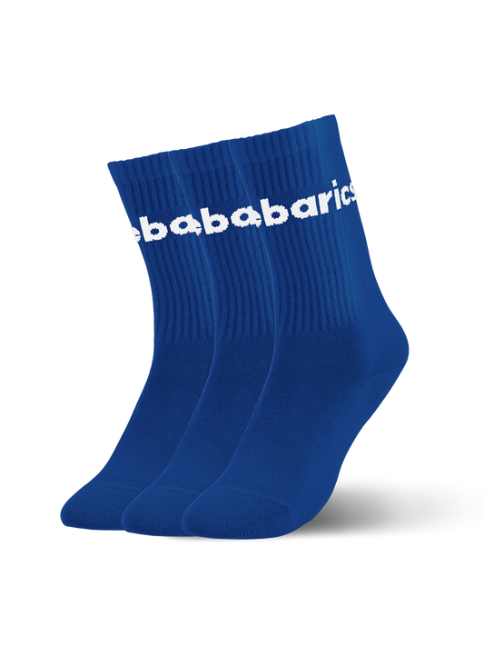 Baskāju zeķes Barebarics Crew - Blue - Big logo (iepakojumā 3 pāri)