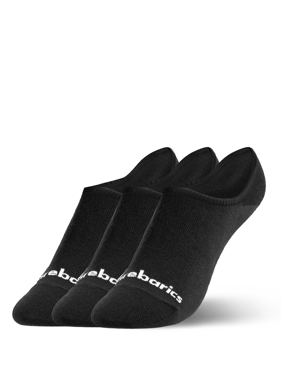 Barebarics baskāju zeķes - No Show - Black - 3pack
