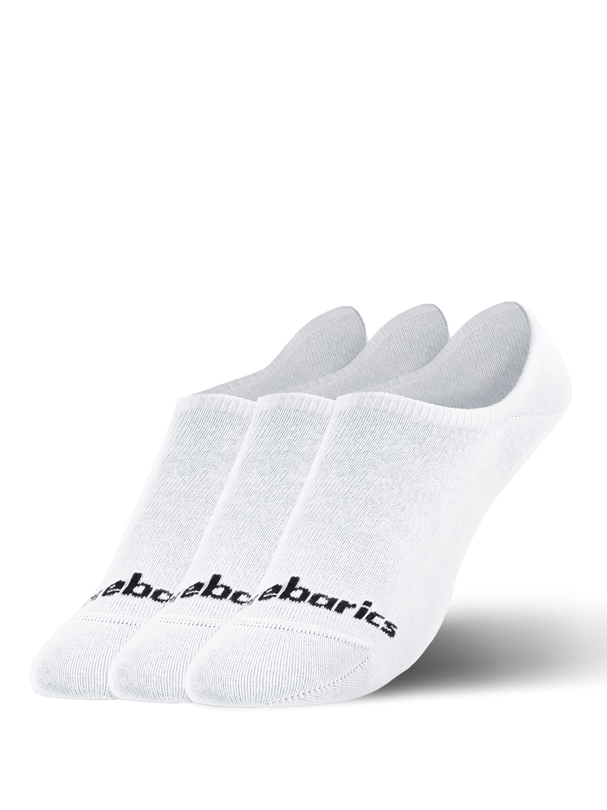 Barebarics baskāju zeķes - No Show - White - 3pack