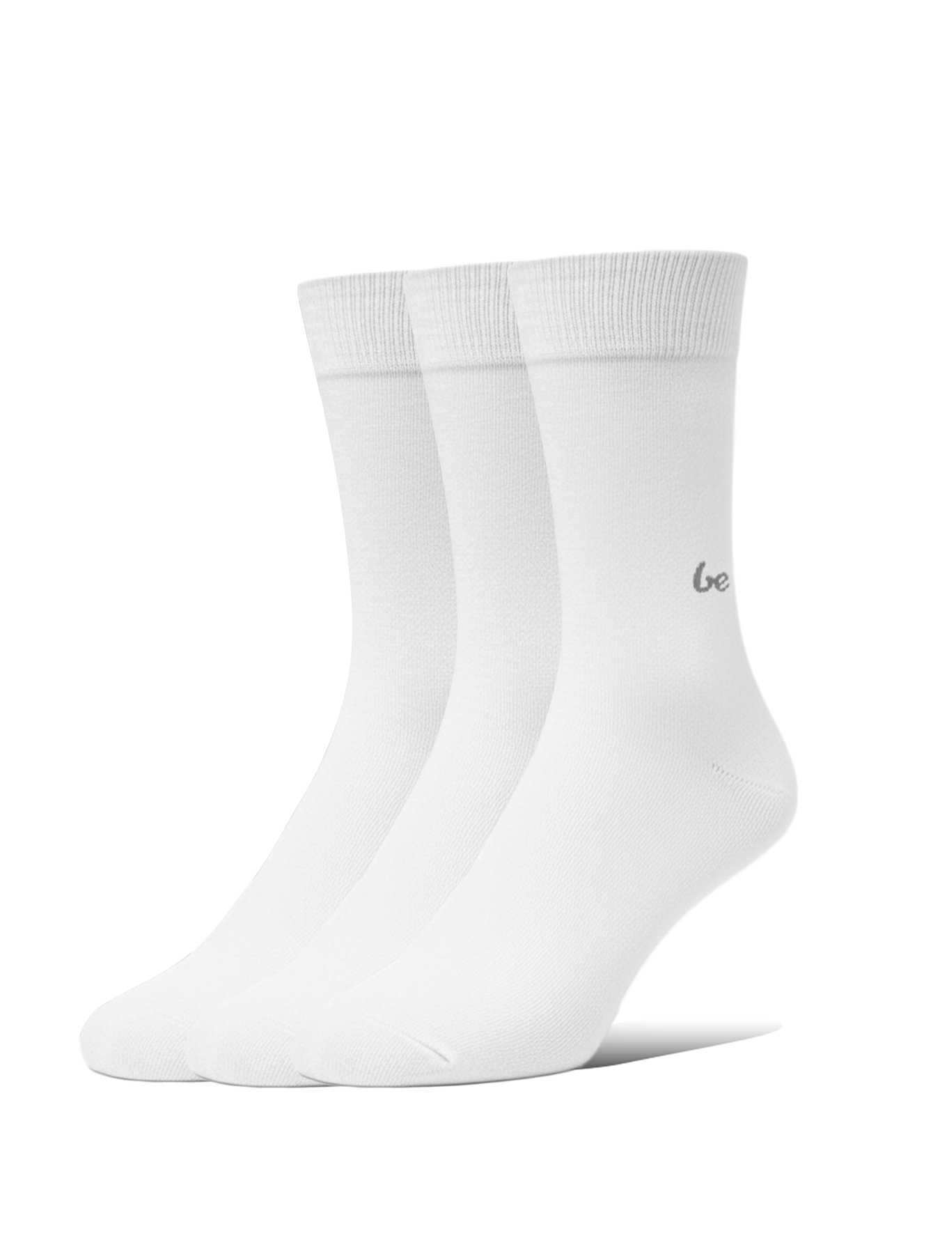 Baskāju zeķes Be Lenka Crew - Essentials - White (iepakojumā 3 pāri)