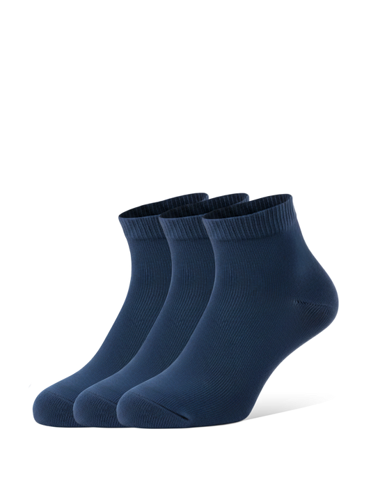 Baskāju zeķes Be Lenka Low-cut - Essentials - Blue - iepakojumā 3 pāri