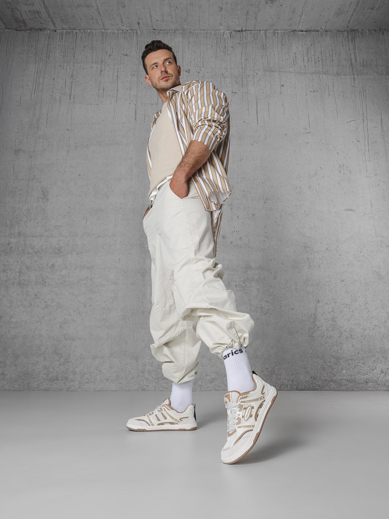 Pre-Order Barebarics baskāju botes Dropsta - Beige