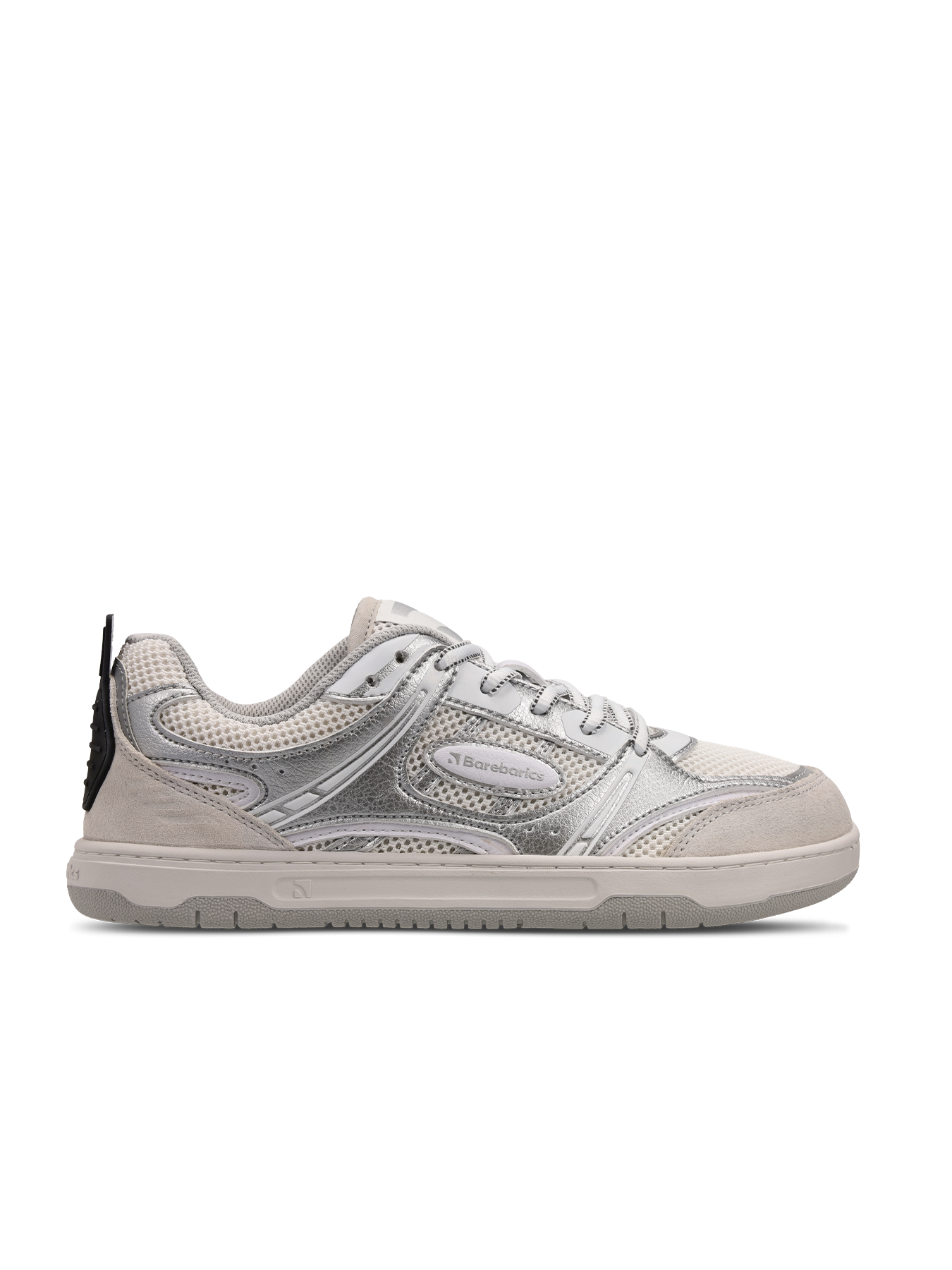 Pre-Order Barebarics baskāju botes Dropsta - Silver & White