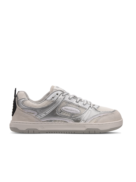 Pre-Order Barebarics baskāju botes Dropsta - Silver & White