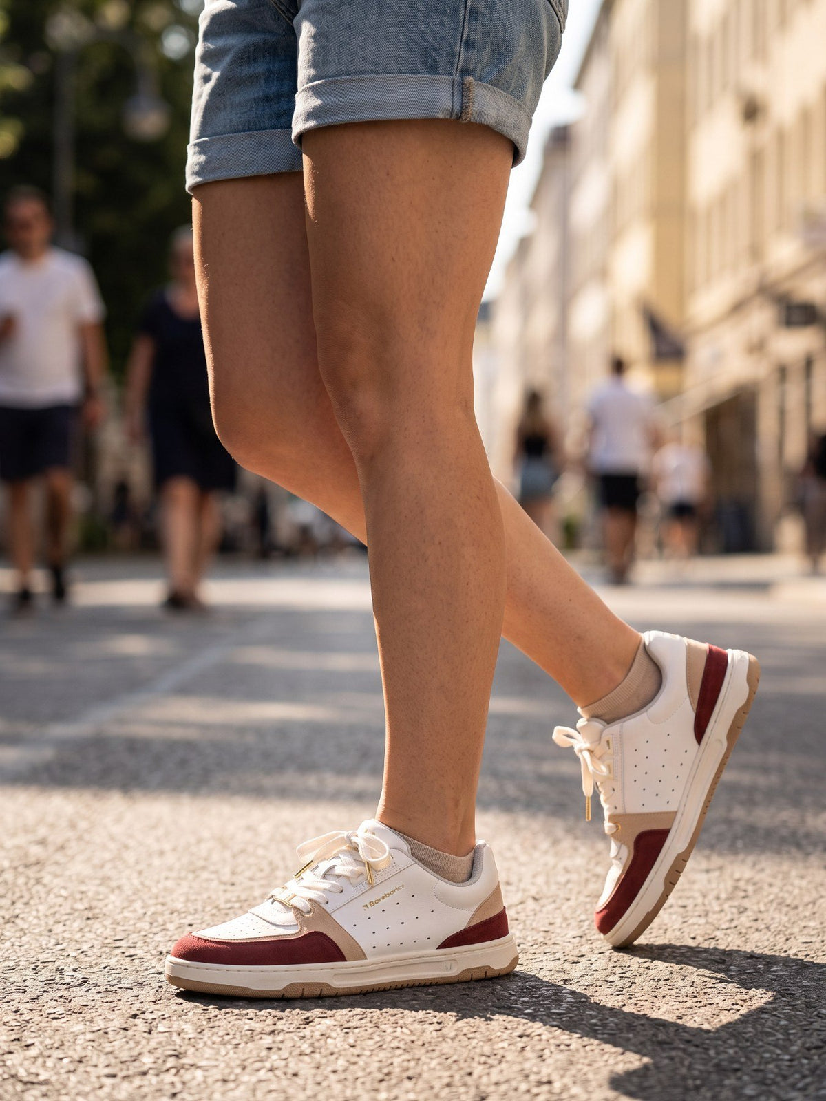 Pre-Order Barebarics baskāju botes Wave 2.0 - White & Burgundy