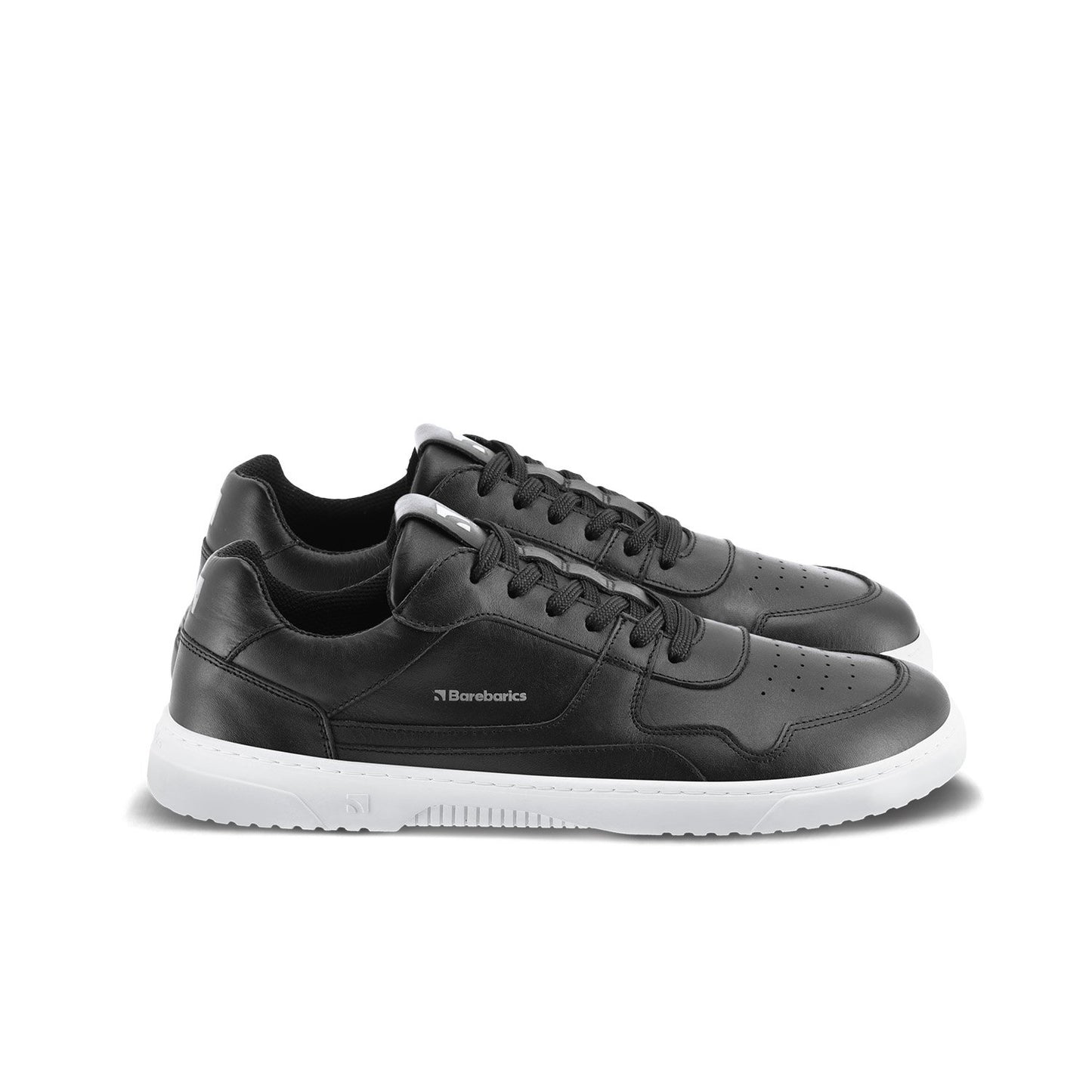 Pre-Order Barefoot Sneakers Barebarics Zing - Black & White - Leather