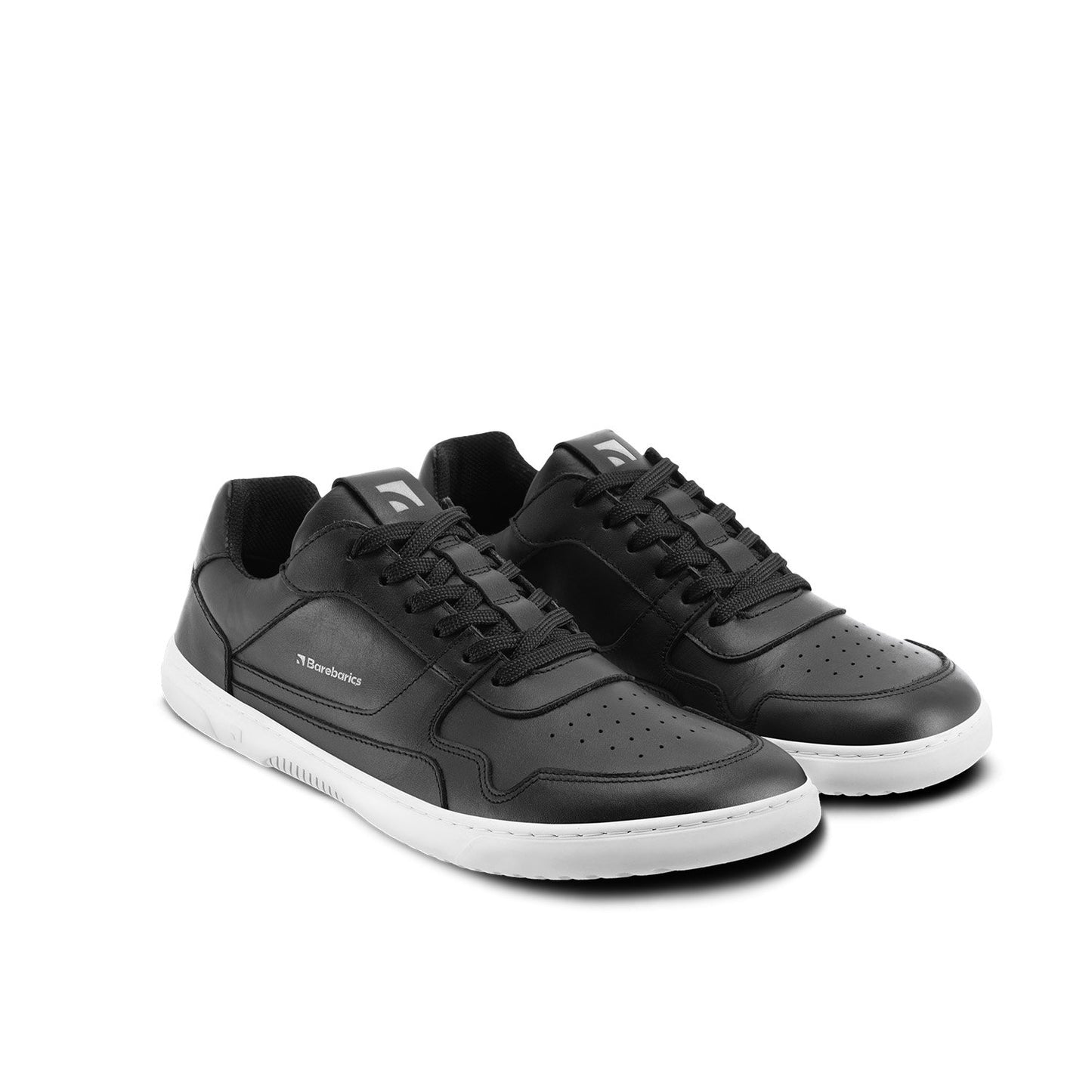 Pre-Order Barefoot Sneakers Barebarics Zing - Black & White - Leather