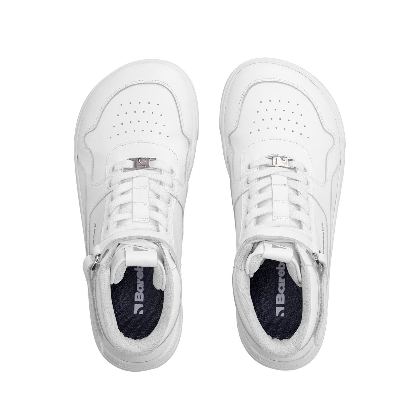 Pre-Order Barebarics Zing - High Top - All White - Leather