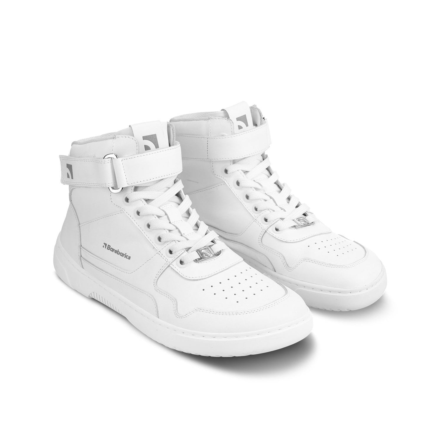 Pre-Order Barebarics Zing - High Top - All White - Leather