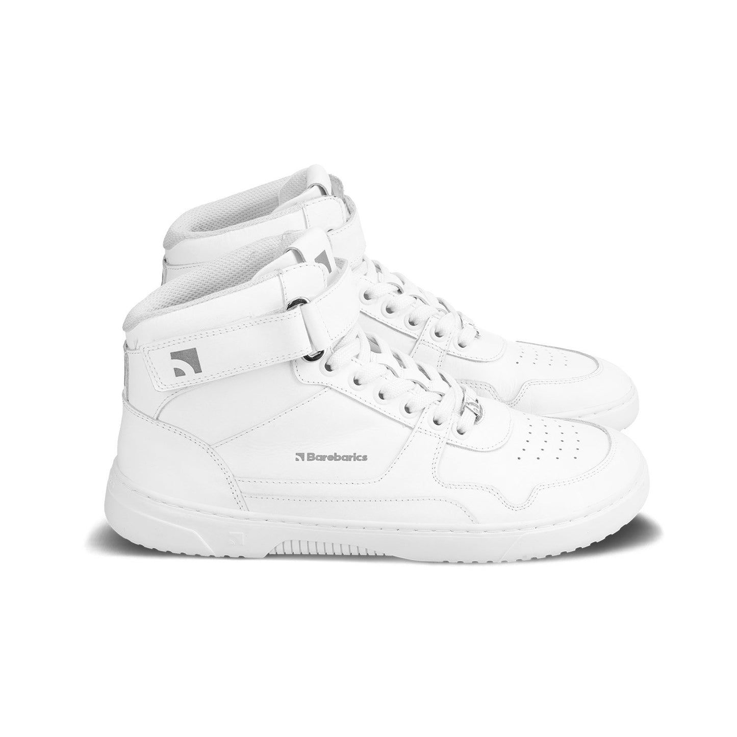 Pre-Order Barebarics Zing - High Top - All White - Leather