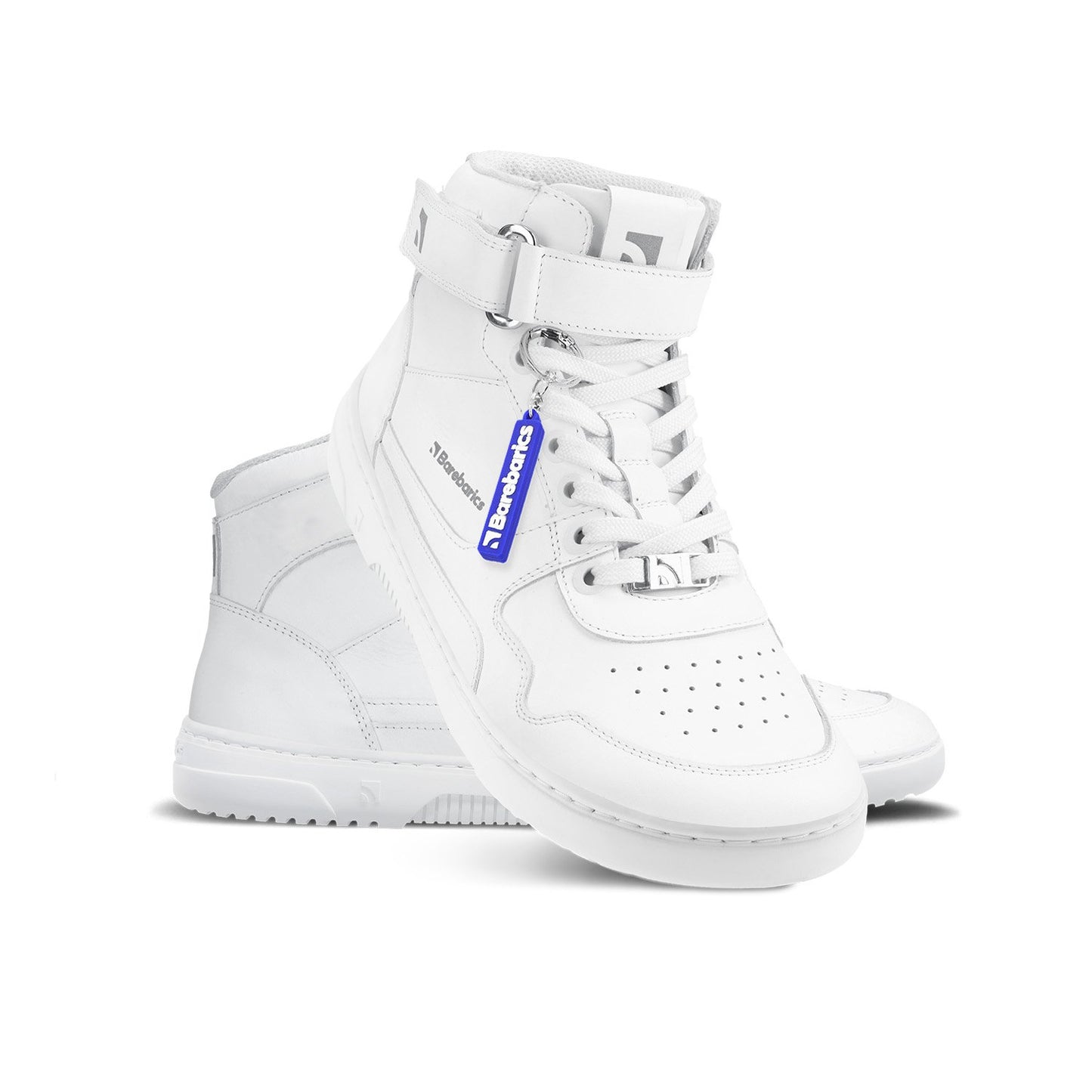 Pre-Order Barebarics Zing - High Top - All White - Leather