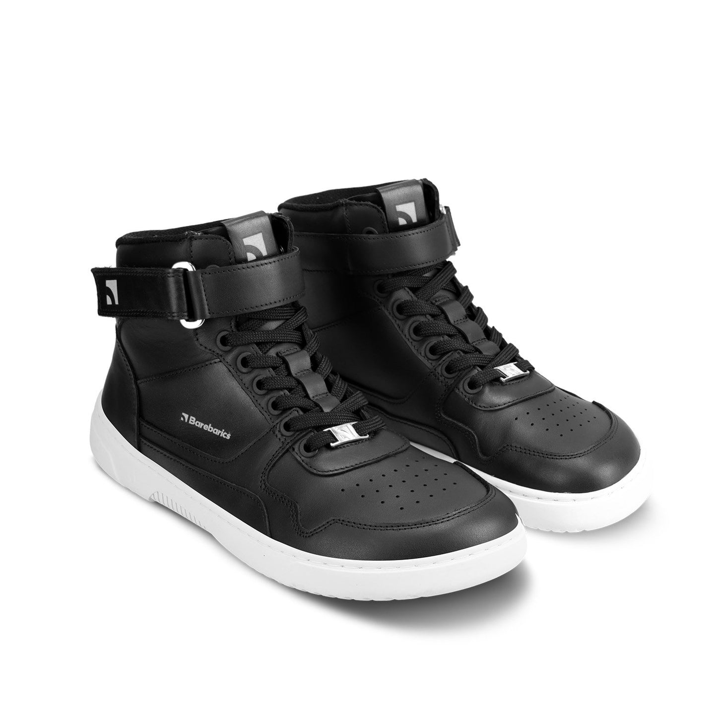 Pre-Order Barebarics Zing - High Top - Black & White - Leather