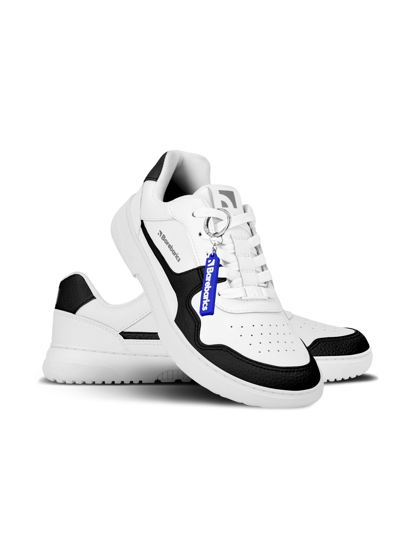 Pre-Order Barefoot Sneakers Barebarics Zing - White & Black - Leather