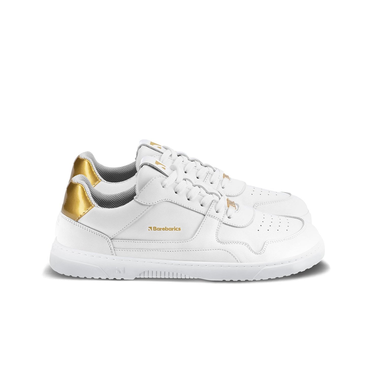 Pre-Order Barebarics - Zing - White & Gold - Leather