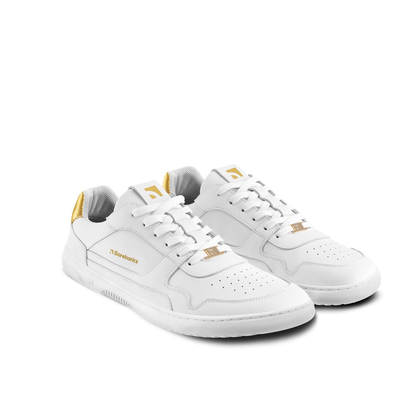 Pre-Order Barebarics - Zing - White & Gold - Leather