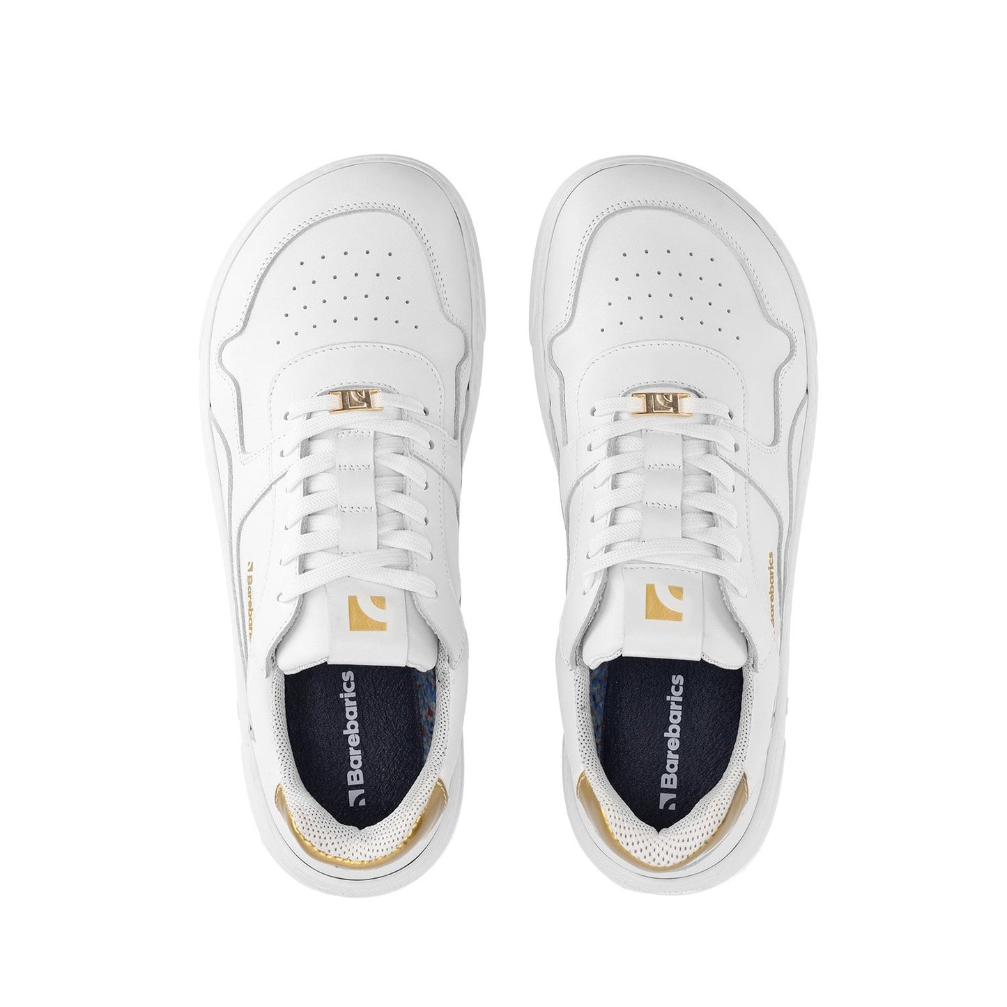 Pre-Order Barebarics - Zing - White & Gold - Leather