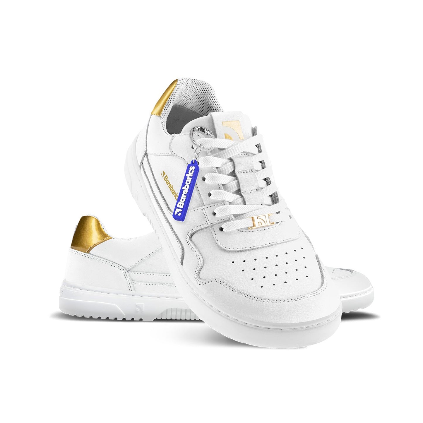 Pre-Order Barebarics - Zing - White & Gold - Leather