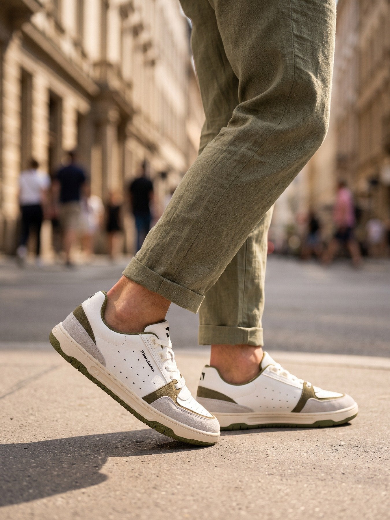 Pre-Order Barebarics baskāju botes Wave 2.0 - White & Green