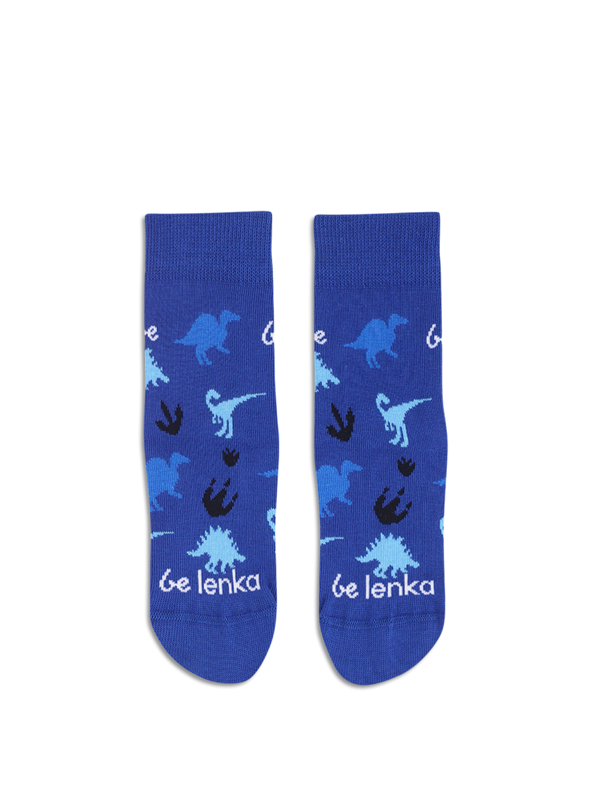 Baskāju zeķes bērniem - Be Lenka - Crew - Dino - Royal Blue (iepakojumā 3 pāri)