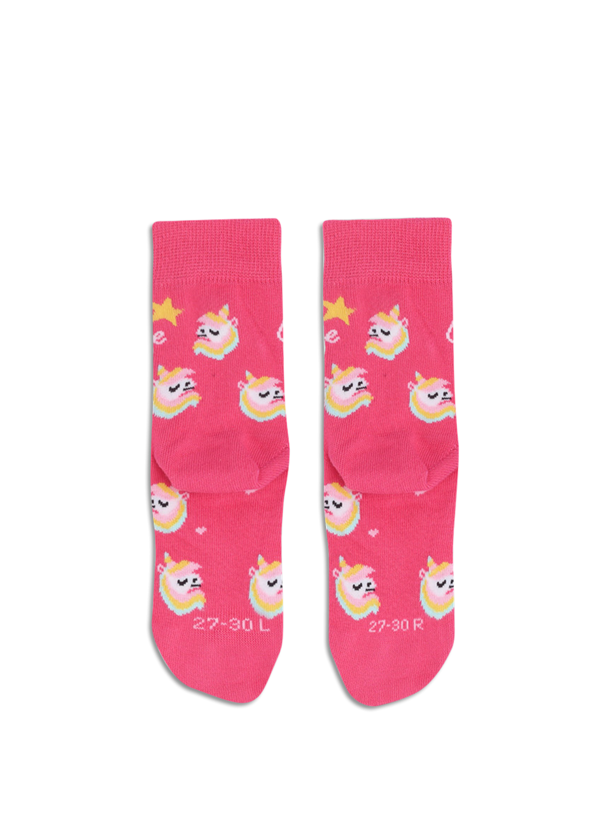Baskāju zeķes bērniem - Be Lenka - Crew - Unicorn - BubleGum Pink (iepakojumā 3 pāri)