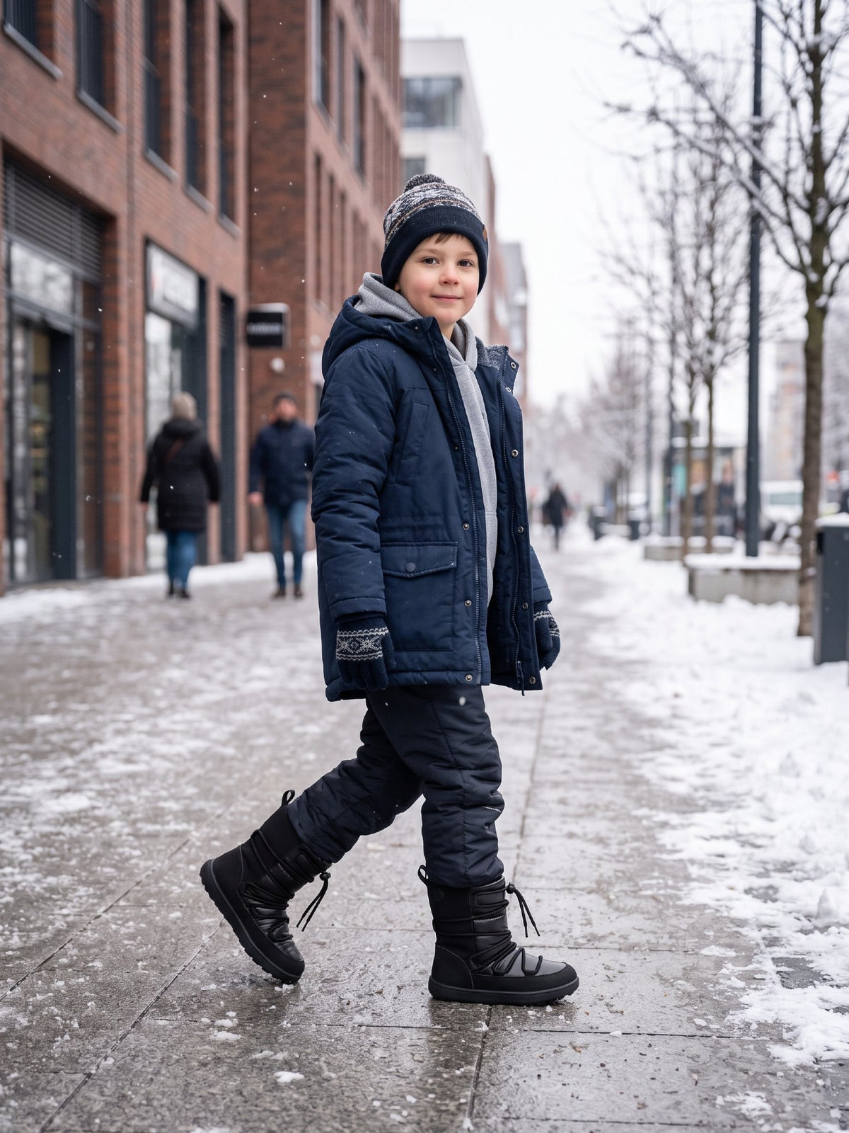 Pre-Order Be Lenka bērnu ziemas zābaki Snowfox Kids - All Black